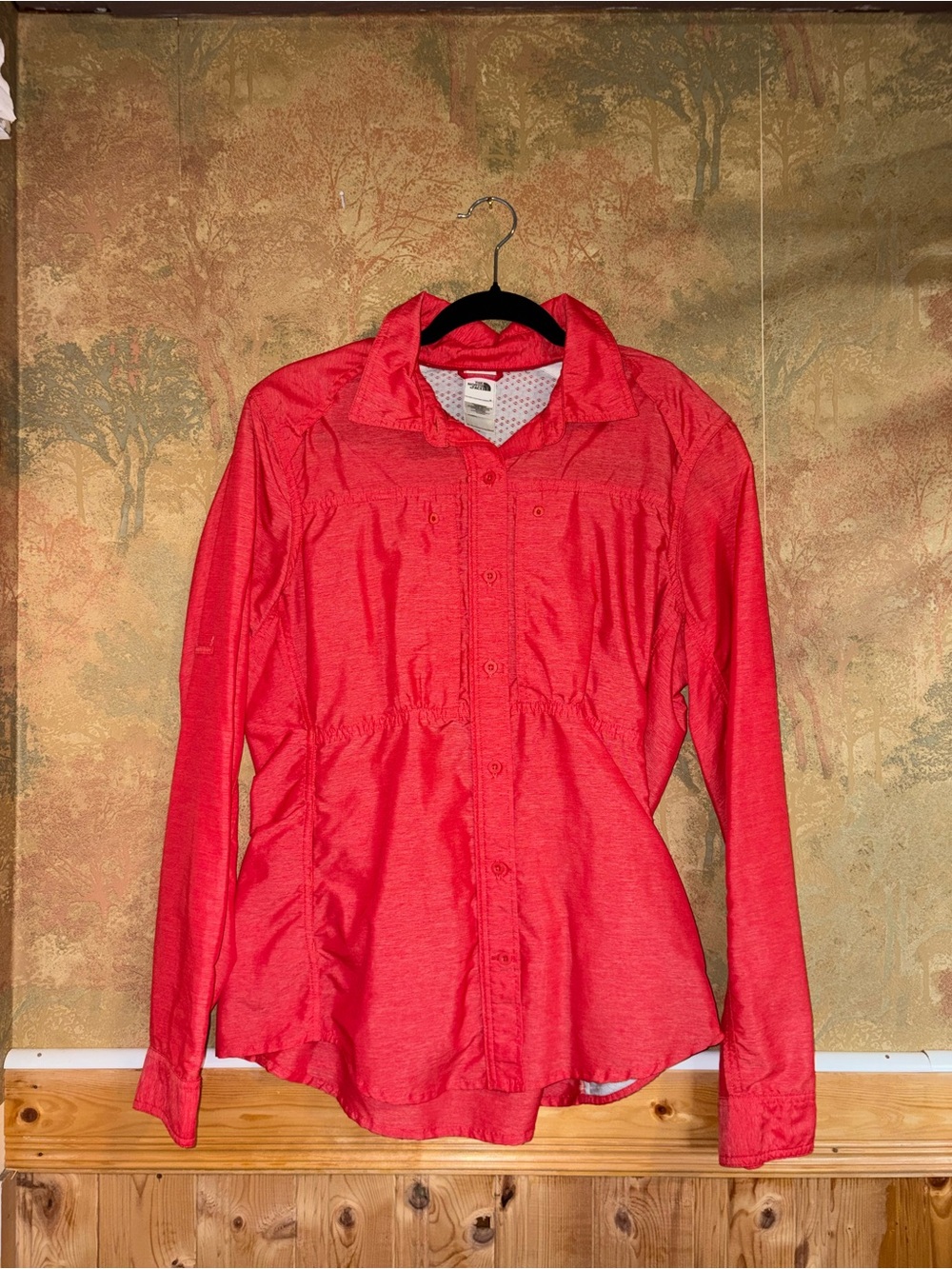North Face | Red Button Up Longsleeve